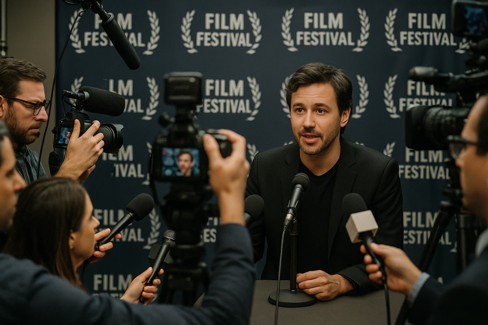Press and media at film festival